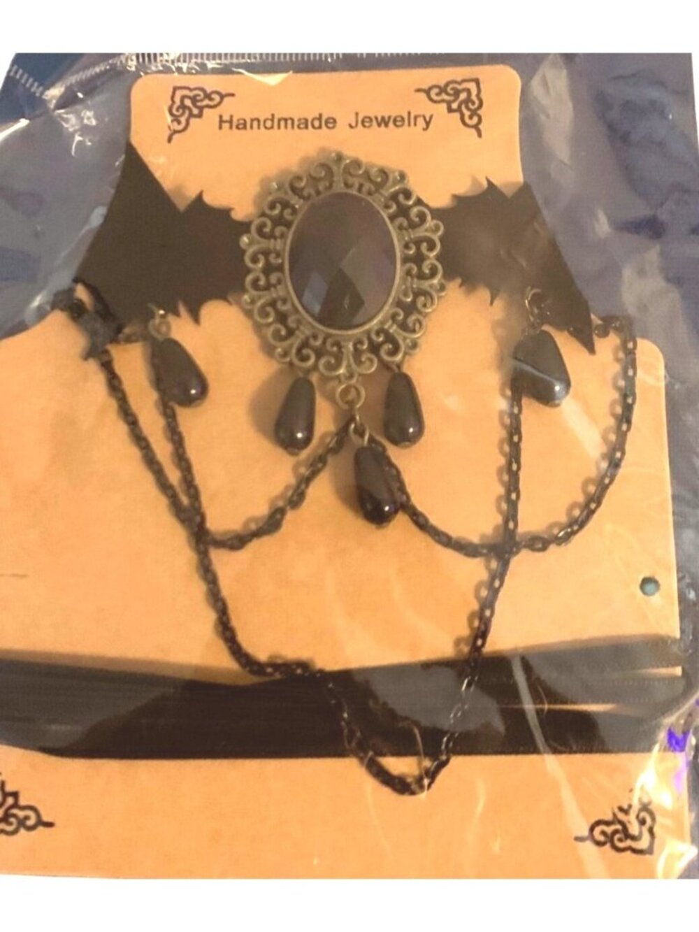 Gothic Style Black Chocker style necklace